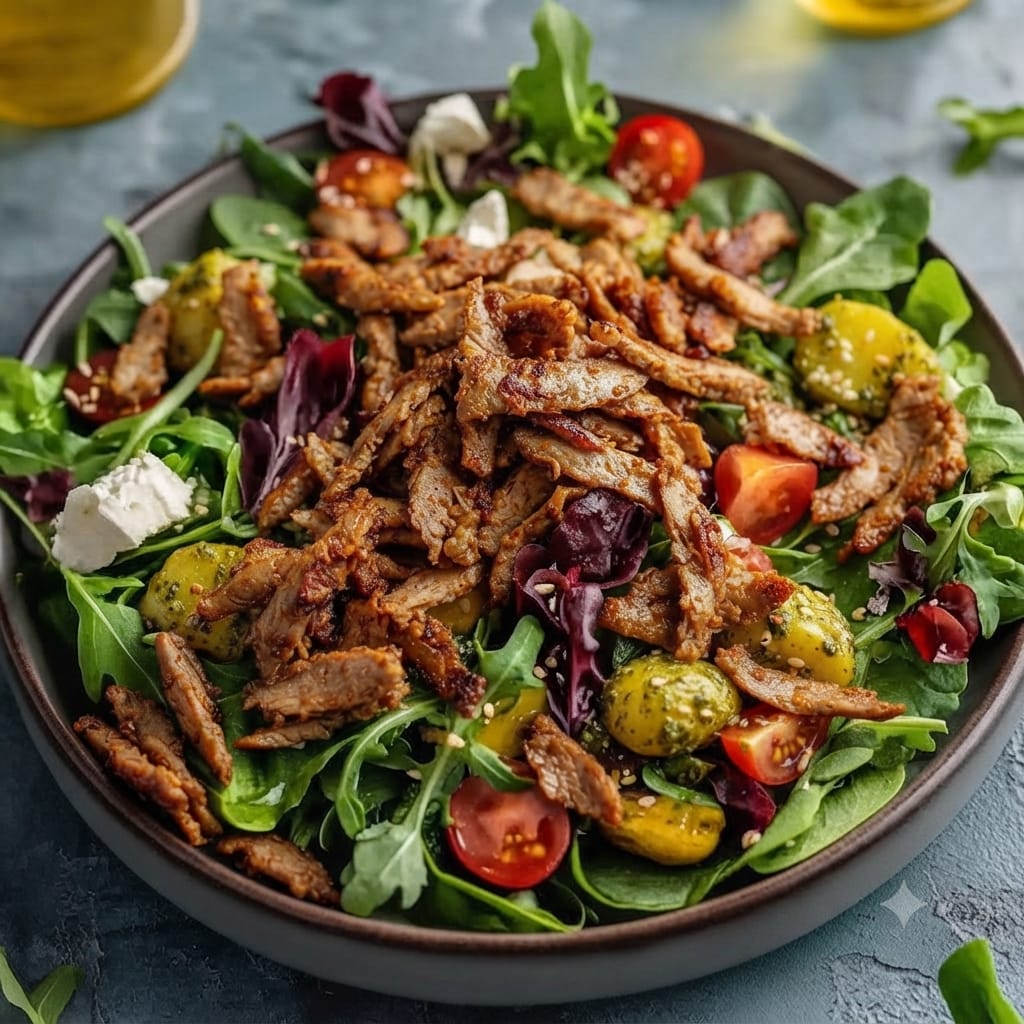 Salade kebab
