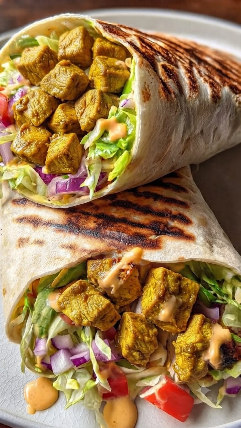 Wrap chicken