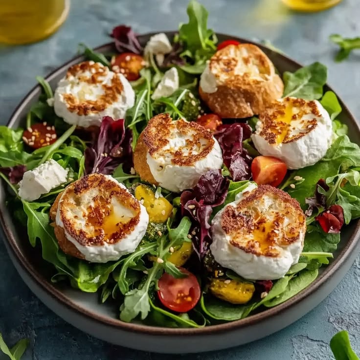 Salade chèvre chaud